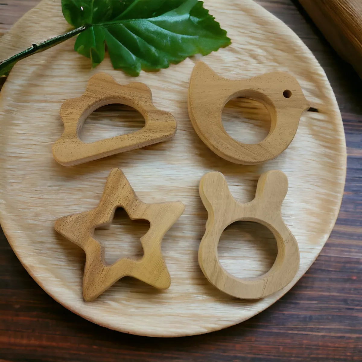 Neem Wood Teether Set