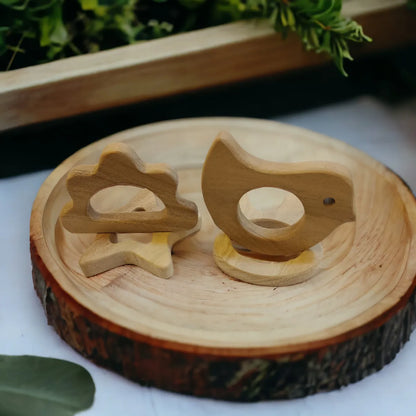Neem Wood Teether Set
