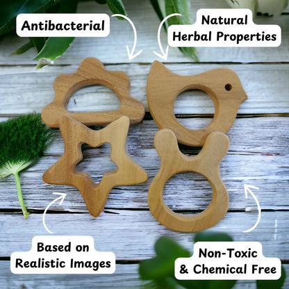 Neem Wood Teether Set